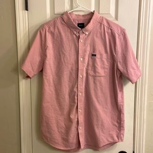 RVCA That’ll Do Stretch Short Sleeve Button Up (Slim Fit) - size L